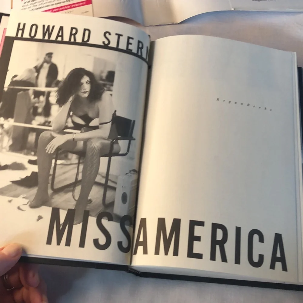 MISS AMERICA HOWARD STERN HARD OVER BOOK